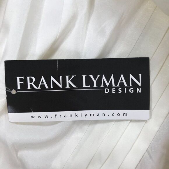 Vintage White Classy Coquette Sleeveless Cottagecore Midi Wrap Dress (NWT) / 6 - Picture 5 of 7